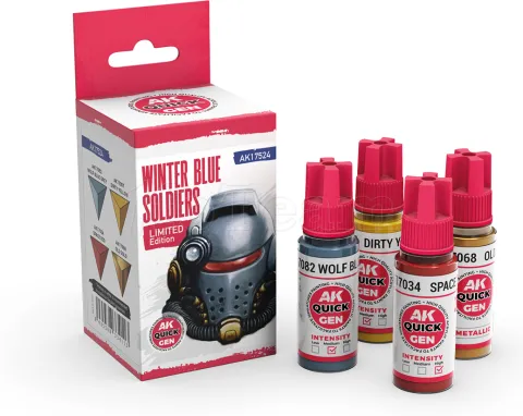 Photo de Ak Interactive Quick Gen - Winter Blue Soldiers (Set 4 Refs)