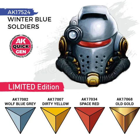 Photo de Ak Interactive Quick Gen - Winter Blue Soldiers (Set 4 Refs)