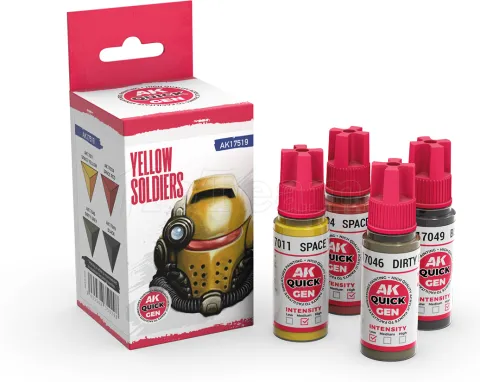 Photo de Ak Interactive Quick Gen - Yellow Soldiers (Set 4 Refs)