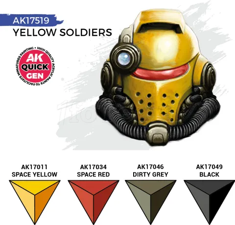 Photo de Ak Interactive Quick Gen - Yellow Soldiers (Set 4 Refs)