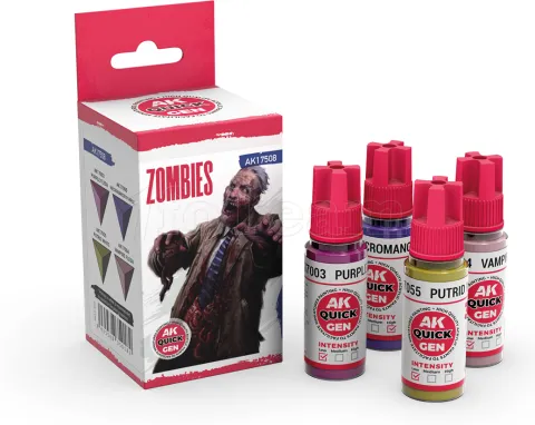 Photo de Ak Interactive Quick Gen - Zombies (Set 4 Refs)