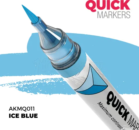 Photo de Ak Interactive - Quickmarker Ice Blue