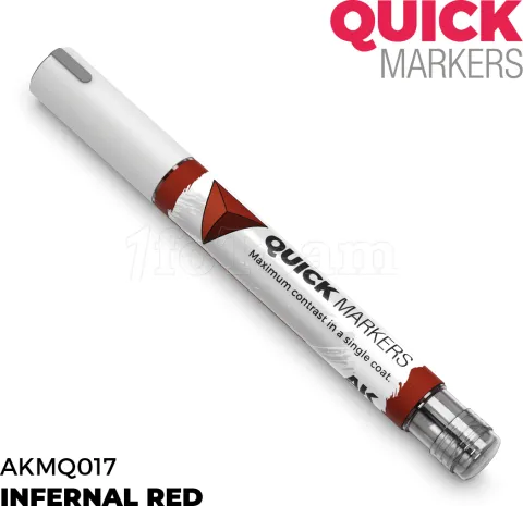 Photo de Ak Interactive - Quickmarker Infernal Red