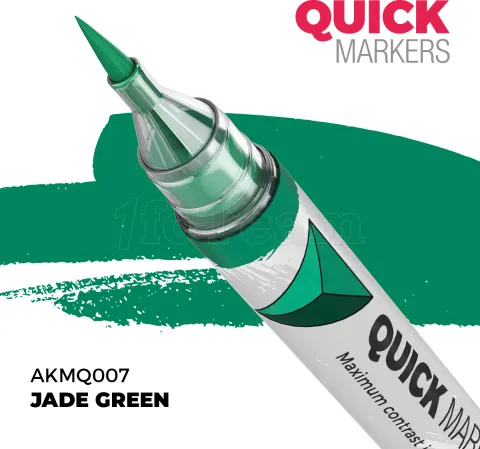 Photo de Ak Interactive - Quickmarker Jade Green