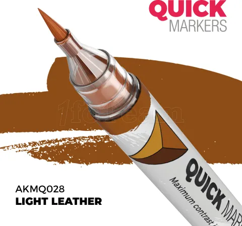 Photo de Ak Interactive - Quickmarker Light Leather