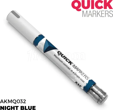 Photo de Ak Interactive - Quickmarker Night Blue