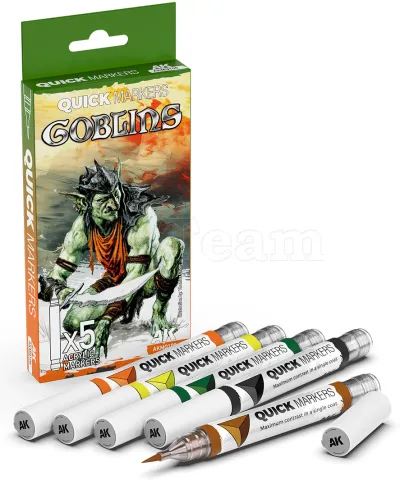 Photo de Ak Interactive - Quickmarker Set Goblins