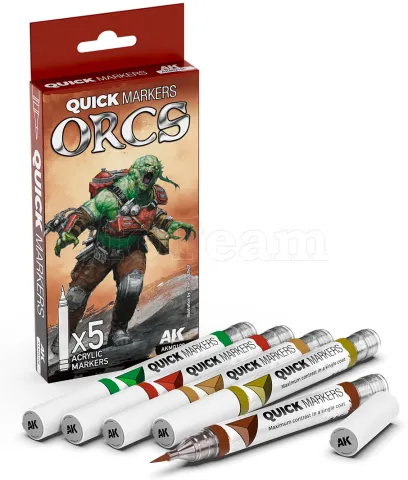 Photo de Ak Interactive - Quickmarker Set Orcs
