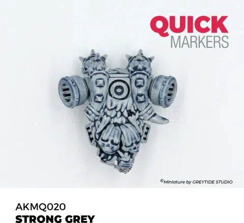 Photo de Ak Interactive - Quickmarker Strong Grey