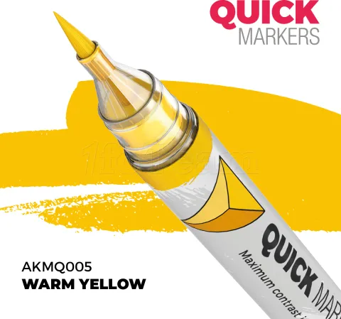 Photo de Ak Interactive - Quickmarker Warm Yellow