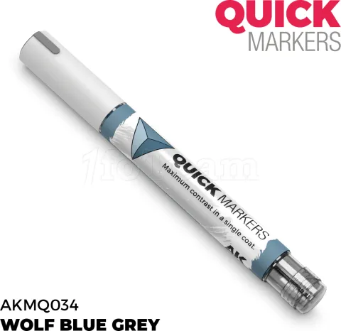 Photo de Ak Interactive - Quickmarker Wolf Blue Grey