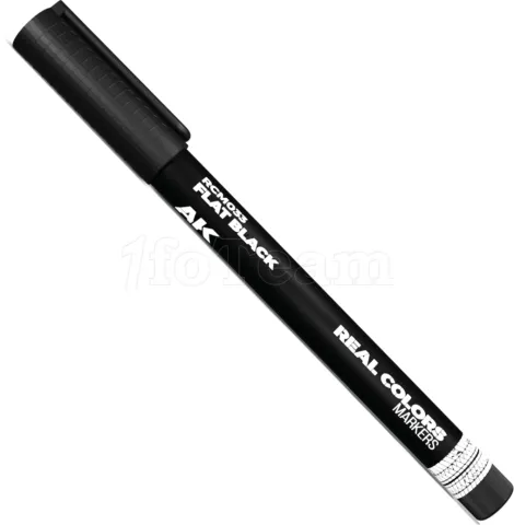 Photo de Ak Interactive - Real Colors Marker Flat Black