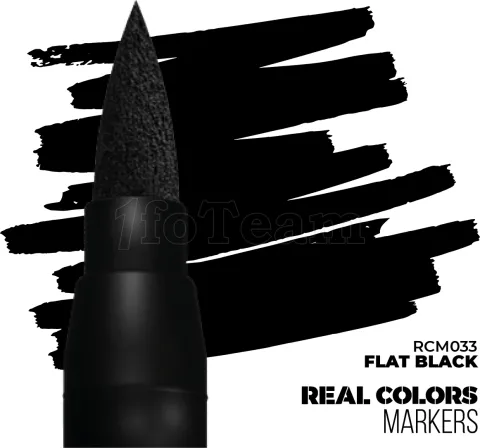 Photo de Ak Interactive - Real Colors Marker Flat Black