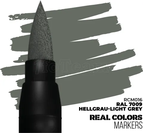 Photo de Ak Interactive - Real Colors Marker Hellgrau Light Grey Ral7009
