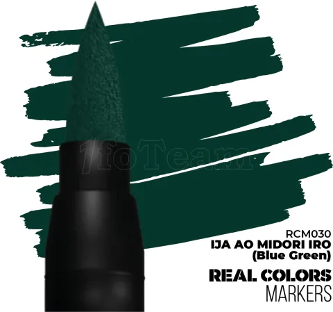 Photo de Ak Interactive - Real Colors Marker Ija Ao Midori Iro (Blue Green)