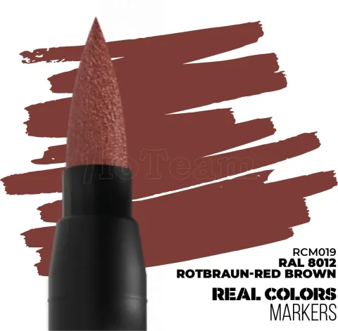 Photo de Ak Interactive - Real Colors Marker Rotbraun Red Brown Ral8012