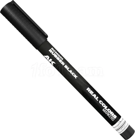 Photo de Ak Interactive - Real Colors Marker Rubber Black