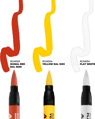Photo de Ak Interactive - Real Colors Marker Set Tactical Markings (3 Markers)