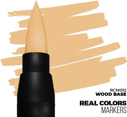 Photo de Ak Interactive - Real Colors Marker Wood Base