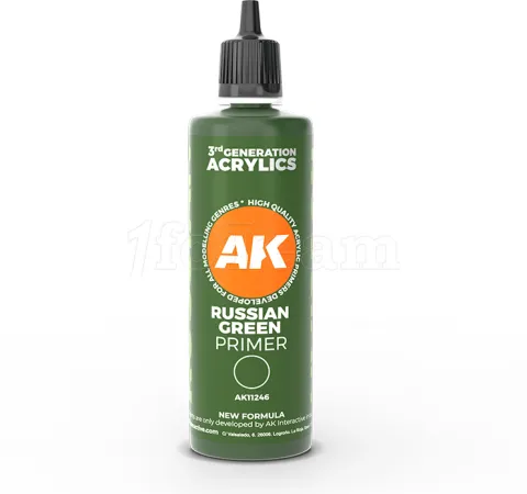 Photo de Ak Interactive - Russian Green Surface Primer 100 ml 3Gen