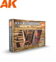 Photo de Ak Interactive Set de Peinture - Old Weathered Wood Vol.1