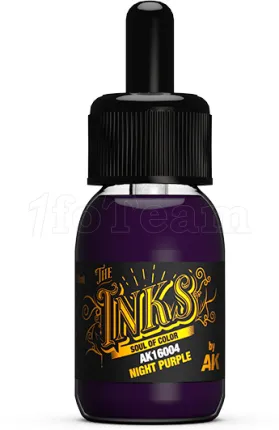 Photo de Ak Interactive Set de : The Inks - Darkness (Set de 3 Ref.)