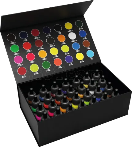 Photo de Ak Interactive Set de : The Inks - Full Range Box (28 refs)
