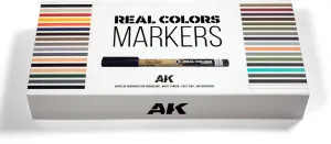 Photo de Ak Interactive - Special Box 34 Real Colors Markers