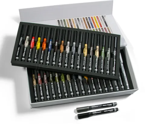 Photo de Ak Interactive - Special Box 34 Real Colors Markers