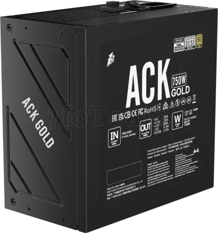 Photo de Alimentation ATX 1stPlayer ACK Gold 750W (Noir)