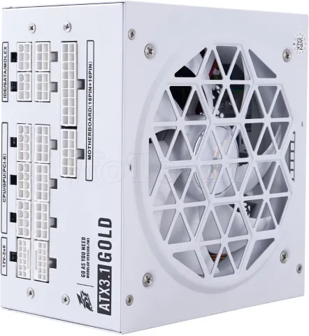 Photo de Alimentation ATX 1stPlayer NGDP Gold - 1200W (Blanc)