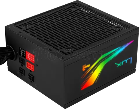 Photo de Alimentation ATX AeroCool Lux RGB - 1000W (Noir)