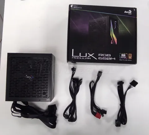 Photo de Alimentation ATX AeroCool Lux RGB - 650W (Noir) - SN SNBLM65AEC1330677 - ID 199649