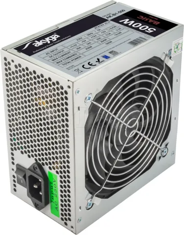 Photo de Alimentation ATX Akyga Basic AK-B1 - 500W (Gris)