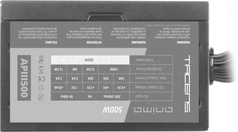 Photo de Alimentation ATX Anima APIII - 500W (Noir)