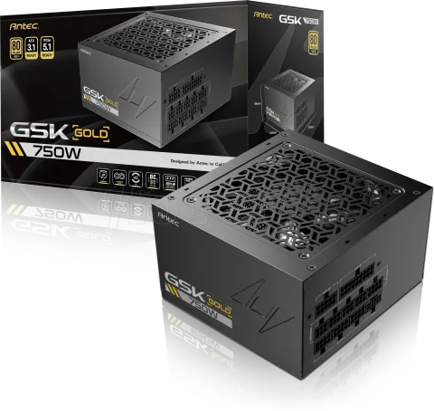 Photo de Alimentation ATX Antec GSK ATX 3.1 - 750W (Noir)