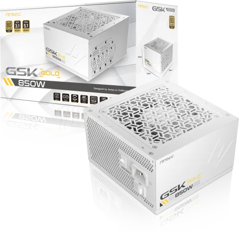 Photo de Alimentation ATX Antec GSK ATX 3.1 - 850W (Blanc)