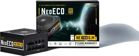 Photo de Alimentation ATX Antec NeoEco Gold - 750W (Noir)