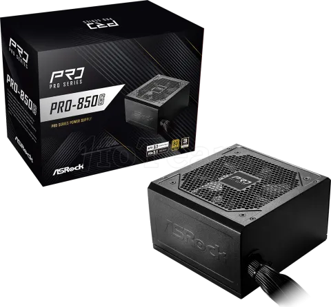 Photo de Alimentation ATX ASRock Pro-G - 850W (Noir)