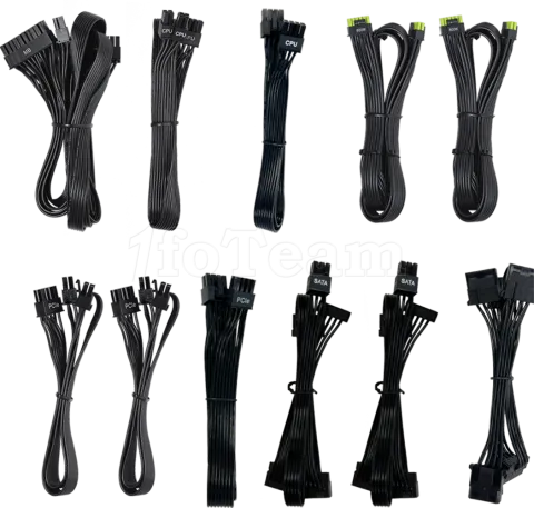 Photo de Alimentation ATX ASRock Steel Legend - 1200W (Noir)