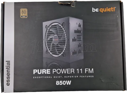 Photo de Alimentation ATX be quiet! Pure Power 11 FM - 850W - SN 324H2080001075 - ID 192351