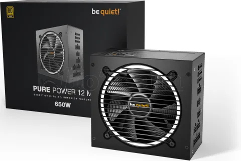 Photo de Alimentation ATX Be Quiet Pure Power 12 M - 650W (Noir)