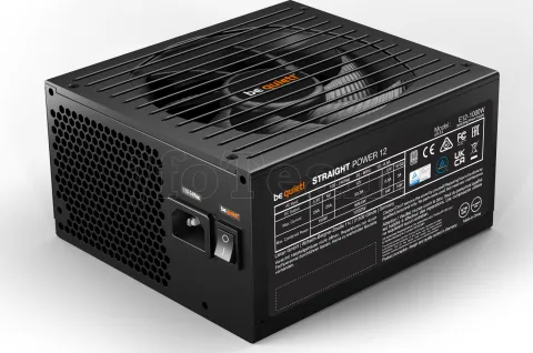 Photo de Alimentation ATX Be Quiet Straight Power 12 Platinum - 1000W (Noir)