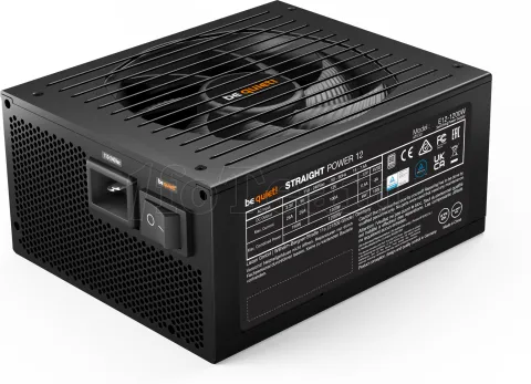 Photo de Alimentation ATX Be Quiet Straight Power 12 Platinum - 1200W (Noir)