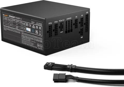 Photo de Alimentation ATX Be Quiet Straight Power 12 Platinum - 850W (Noir)