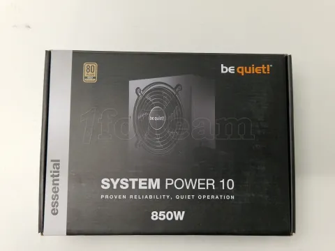 Photo de Alimentation ATX Be Quiet System Power 10 - 850W (Noir) - SN 330H2380000765 - ID 199181