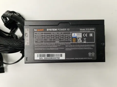Photo de Alimentation ATX be quiet! System Power 10 - 850W (Noir) - SN 330H2380000765 - ID 199181