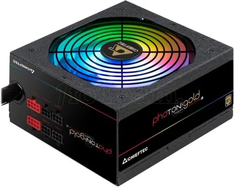 Photo de Alimentation ATX Chieftec Photon Gold RGB - 650W (Noir)