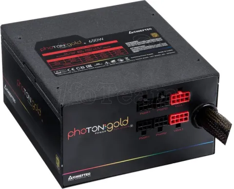 Photo de Alimentation ATX Chieftec Photon Gold RGB - 750W (Noir)