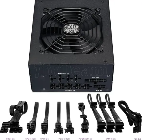 Photo de Alimentation ATX Cooler Master MWE Gold V2 - 850W (Noir)